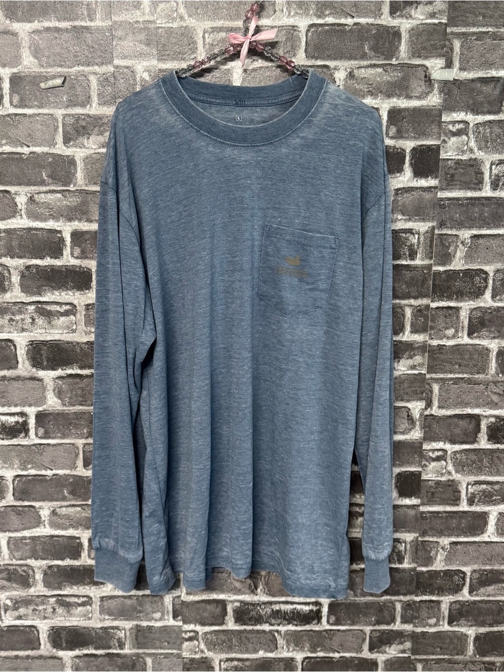 NWT Southern Marsh Seawash tee Tent Long Sleeve Casual Graphic Tee shirt